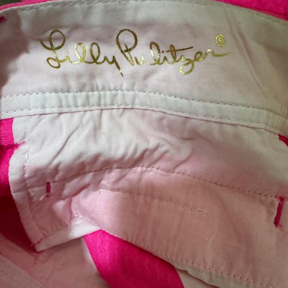 NWT Lilly Pulitzer The Callahan Shorts Size 12 in Neon Pink - Picture 9 of 10